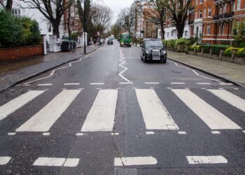 The crossing outside Abbey Road Studios