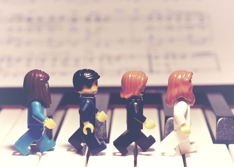 The Beatles as lego men