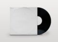 Image of a blank vinyl record jacket